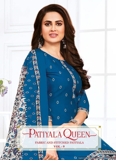 Patiyala Queen Vol 9 By Ganpati Daily Wear Cotton Dress Material Wholesale Shop In Surat
